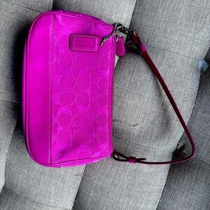 Pink Coach clutch